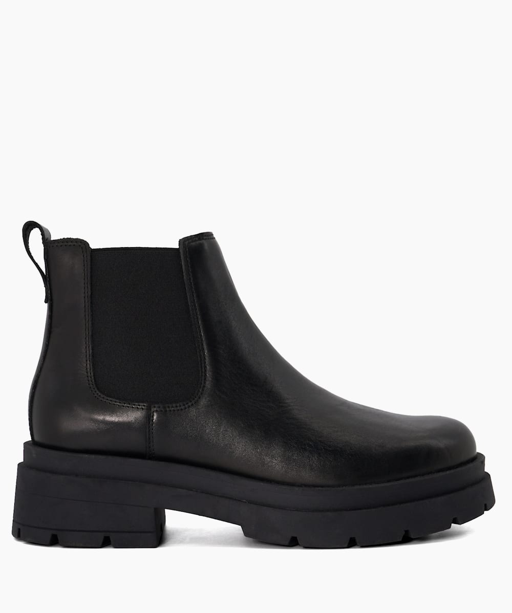 Chunky leather chelsea boots shop