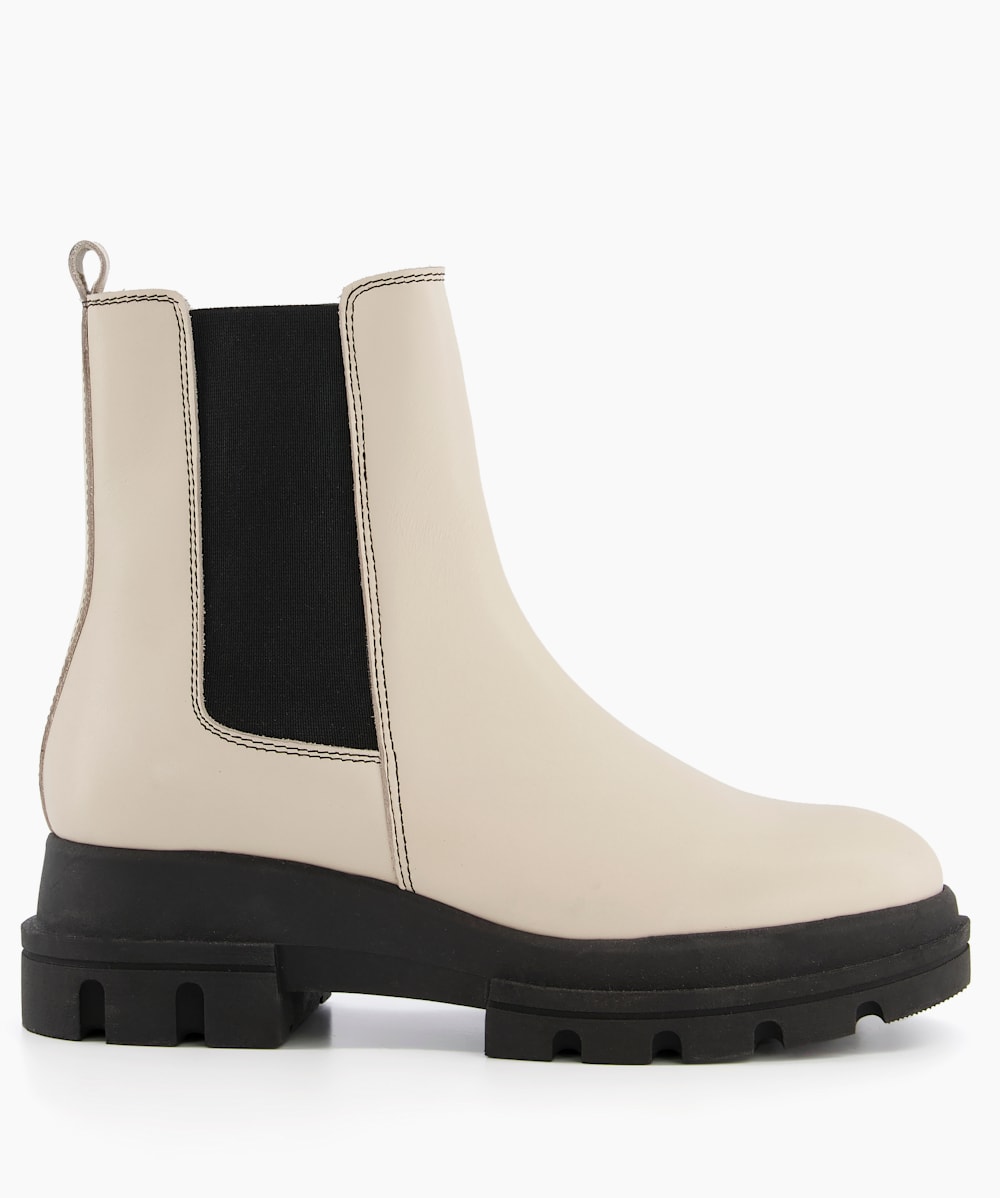 Casual chunky chelsea boots sale