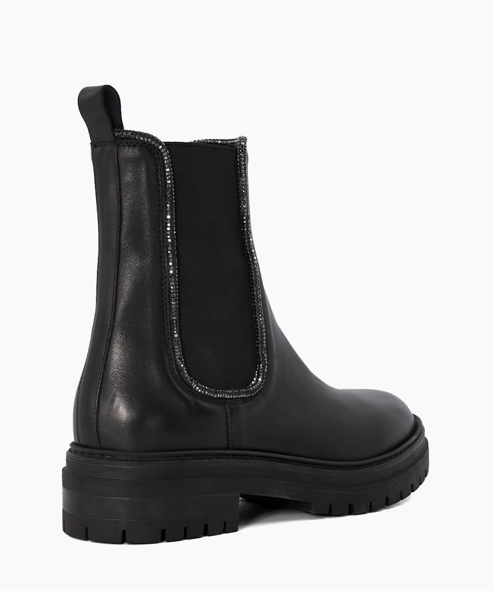 Chelsea boots clearance with diamante