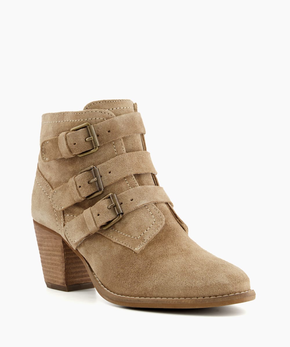 Dune buckle ankle boots top
