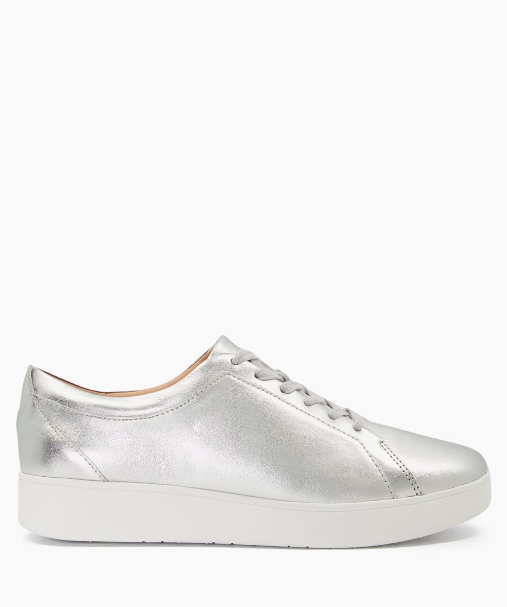Silver discount trainer shoes