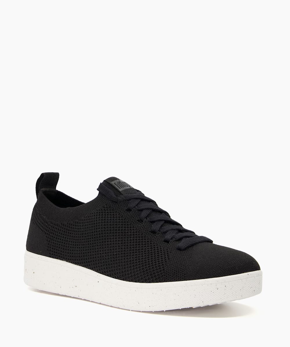 Black fabric trainers cheap