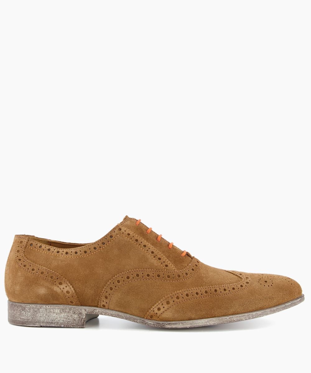 Mens tan suede oxford shoes sale