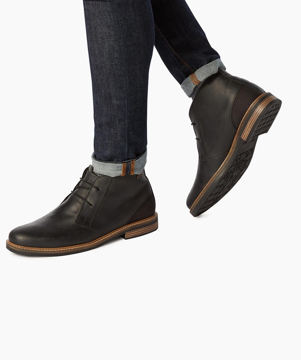 Barbour chukka sale boots black