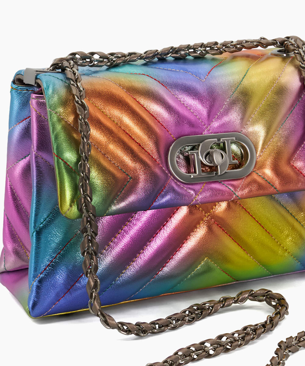 Leather regent chain hotsell bag