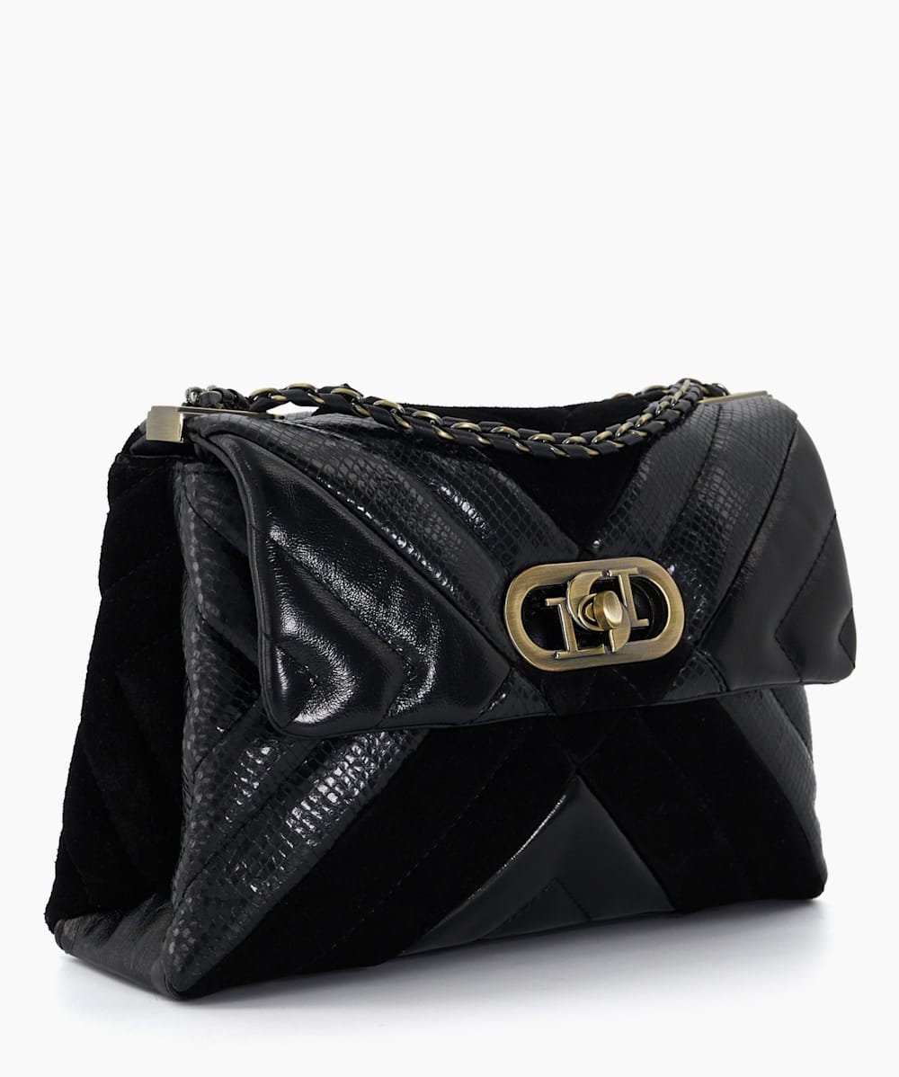 Leather regent chain bag karen millen sales