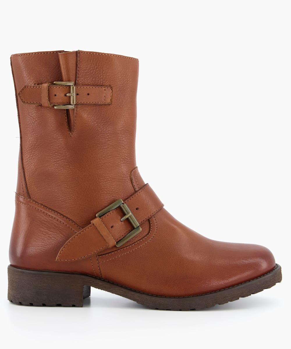 Biker shop boots tan