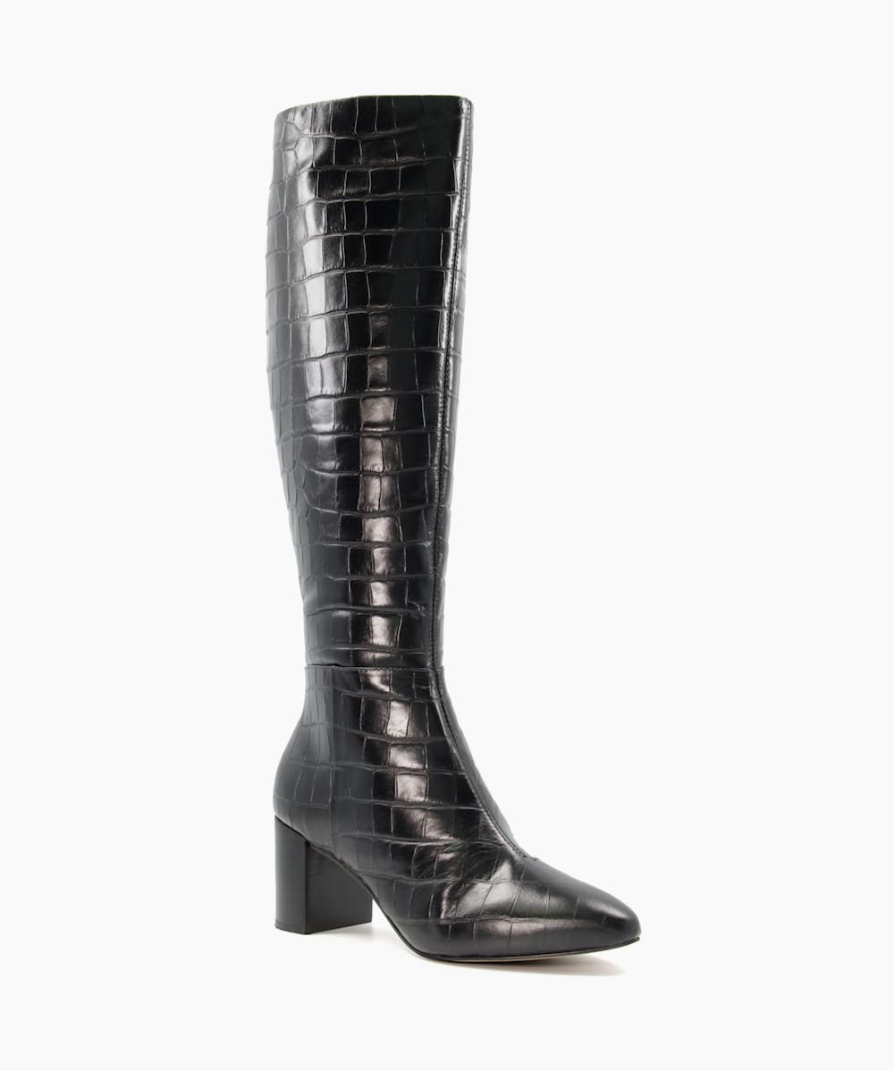Dune knee high boots discount