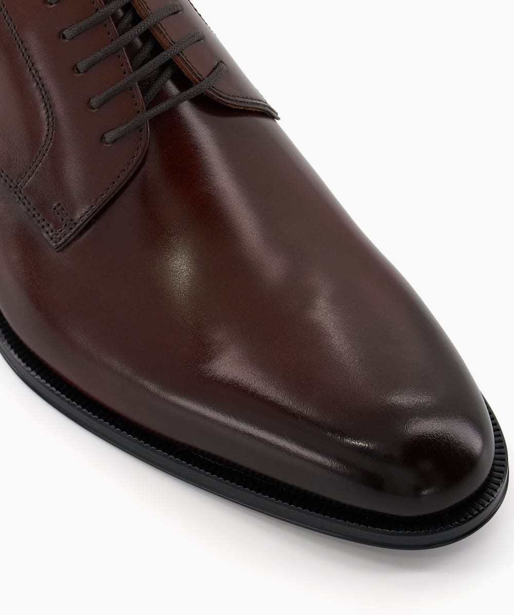 Salisburry Dunkelbraun Elegante Derby Schuhe Dune London
