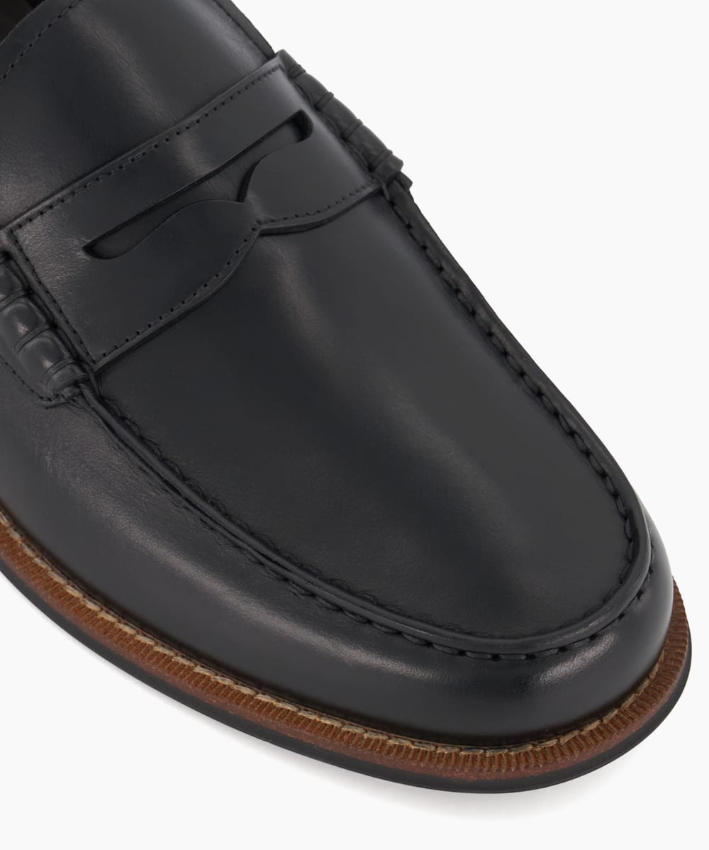 Sperry penny loafers womens black on sale