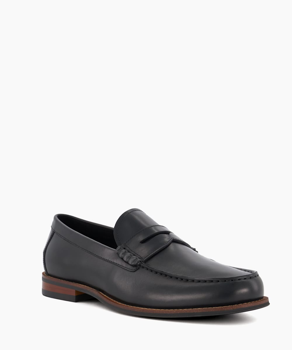 Dune loafers black clearance