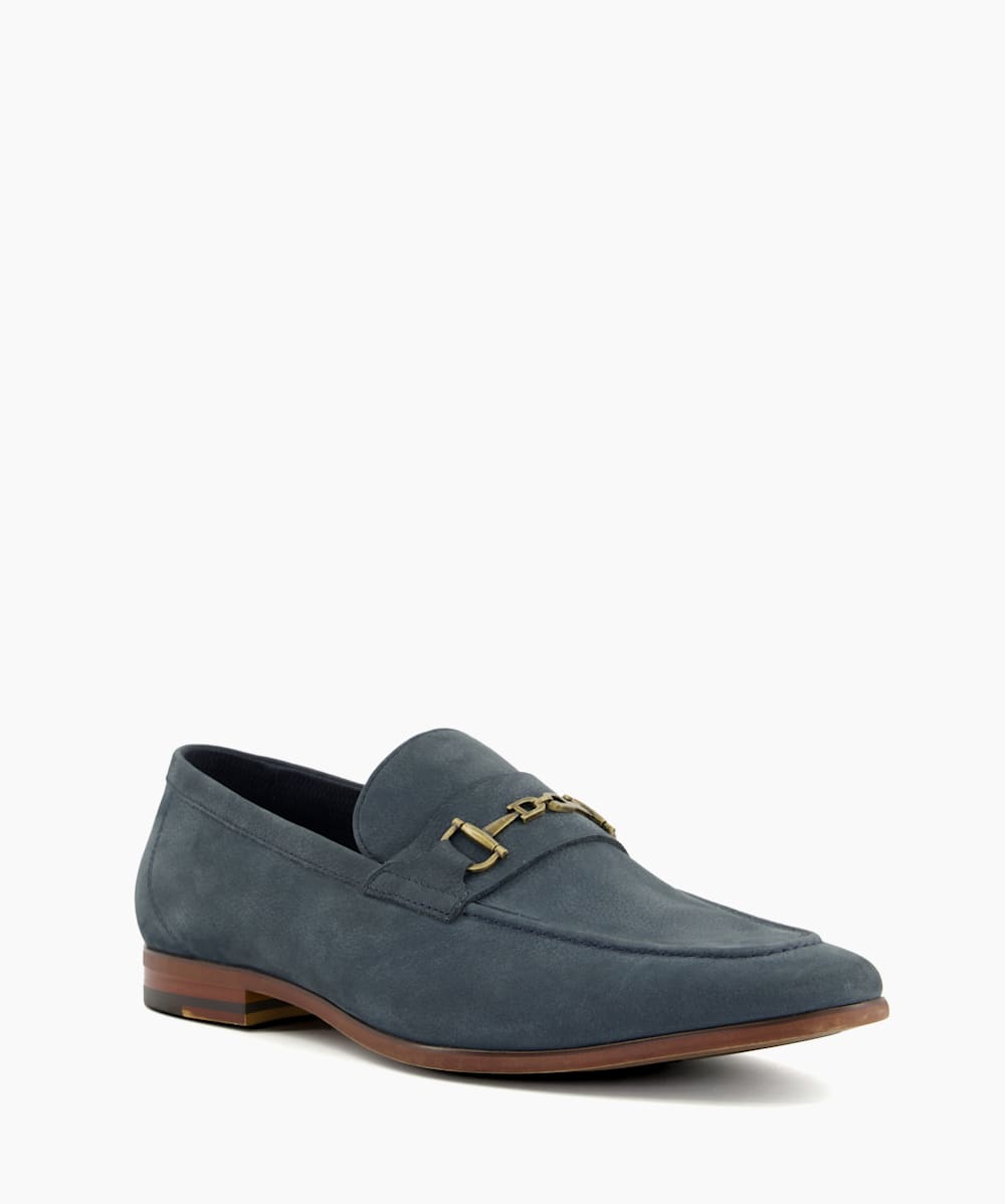 Dune blue suede sales shoes