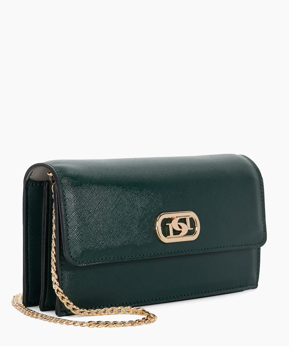 Sapphire Green Branded Micro Bag Dune London