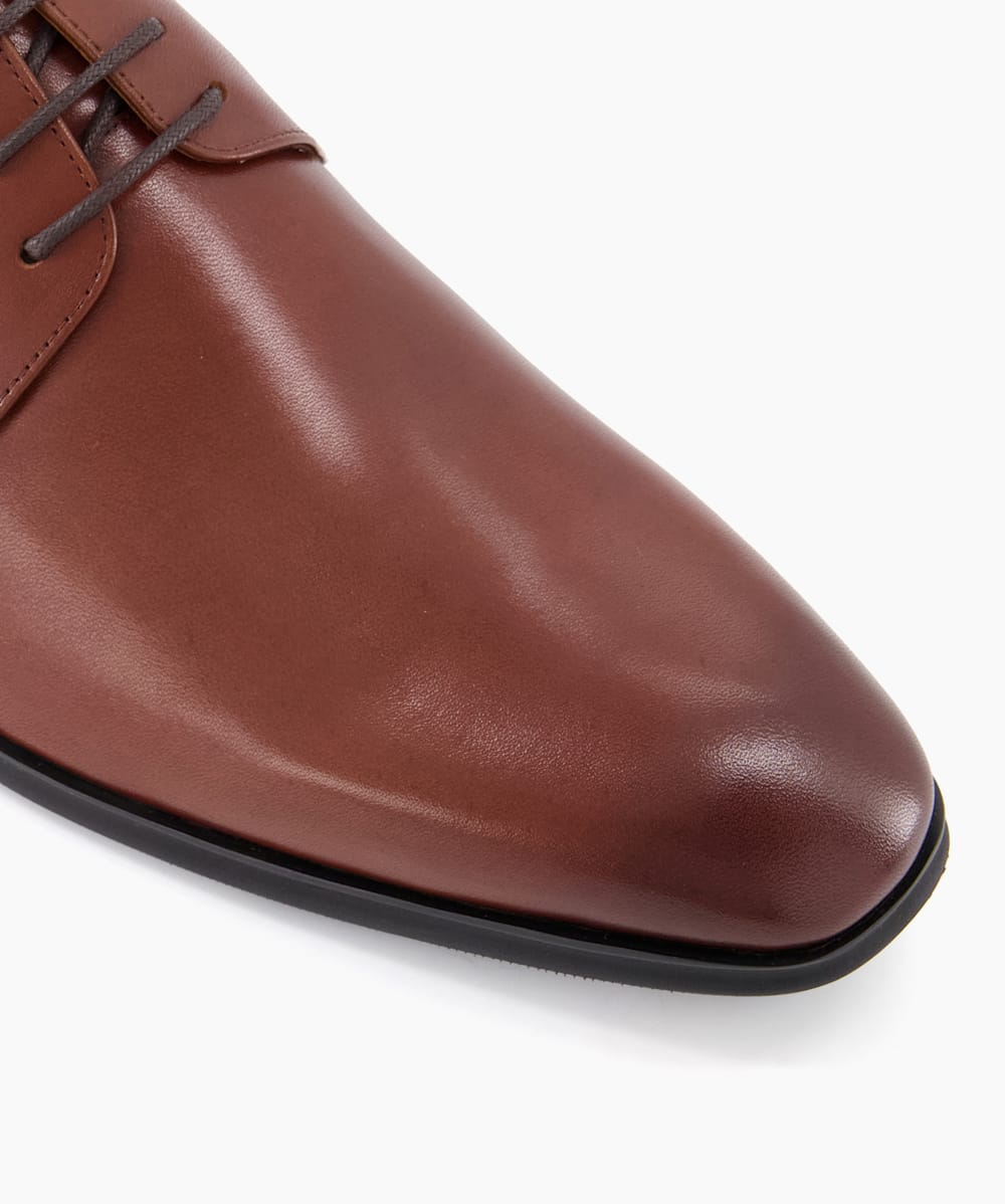 Satchel Tan, Lace Up Shoes | Dune London