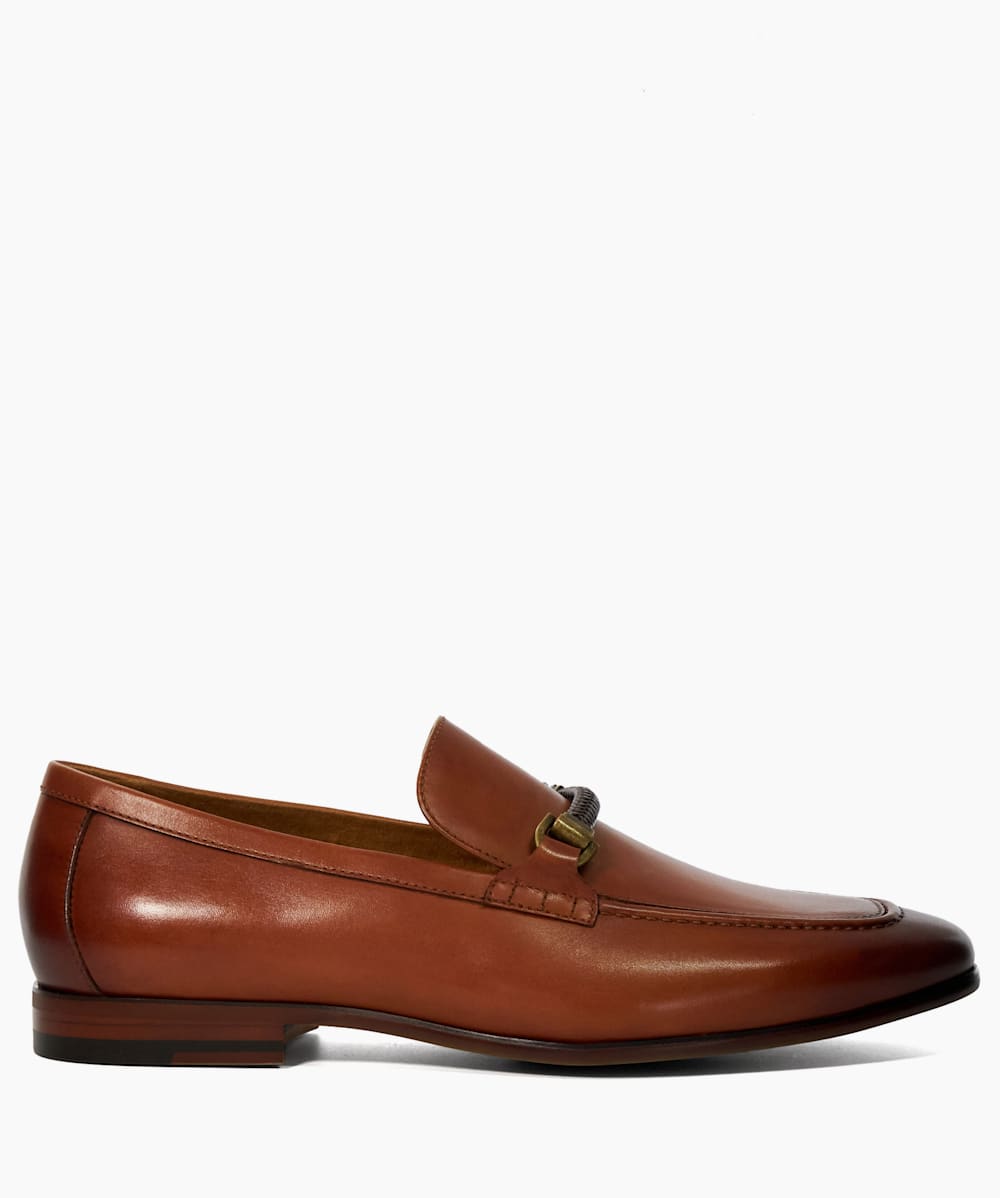 Mens tan slip on loafers discount