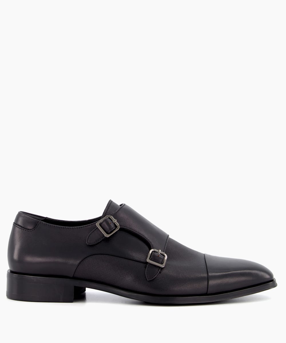 Dune double monk strap shoes hot sale