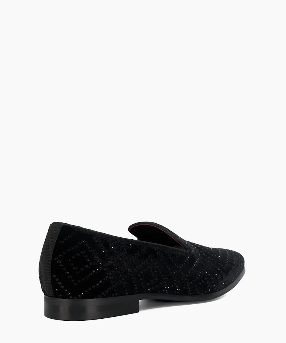 Velvet loafers mens black outlet