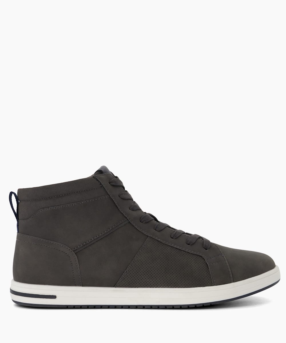 Mens suede high top sneakers clearance