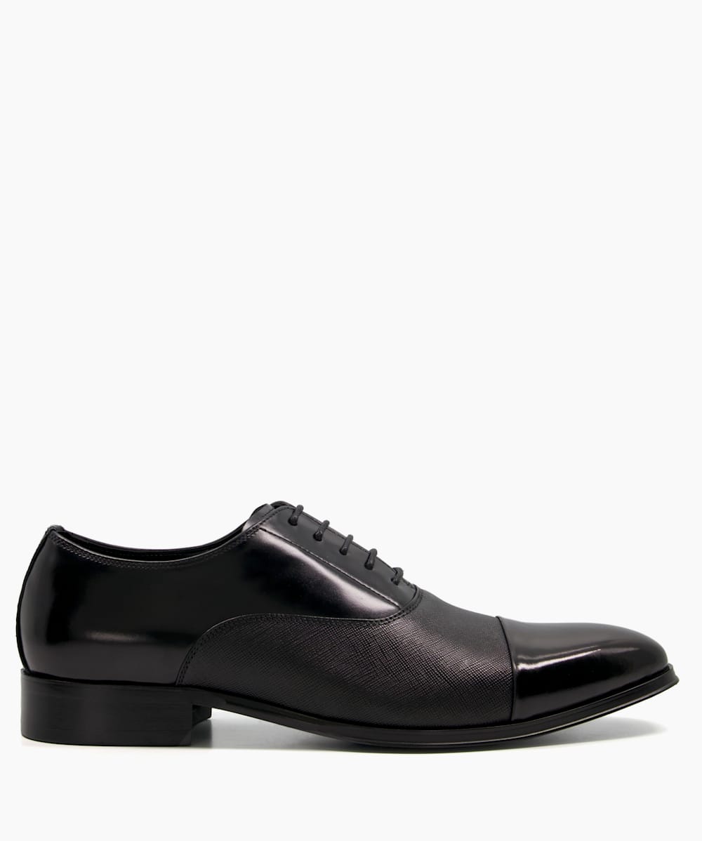 Saffiano leather oxford dress shoe sale