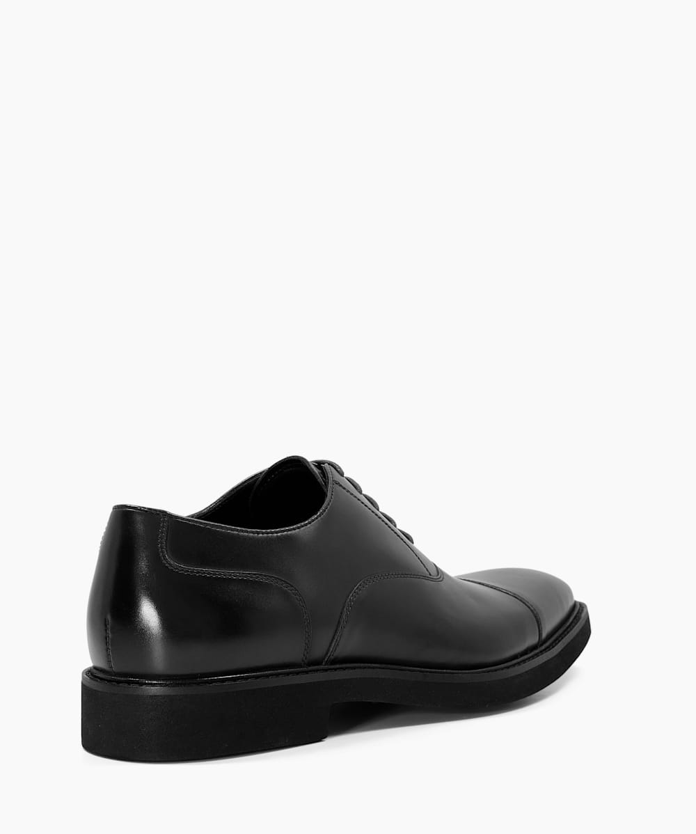 Black lace up oxfords discount