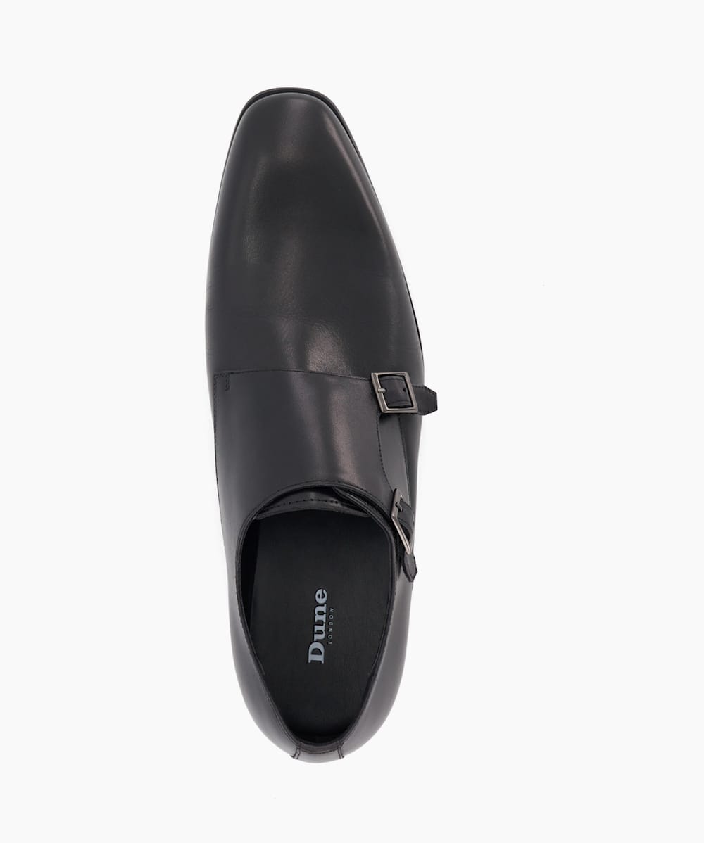 Dune double monk strap shoes hot sale