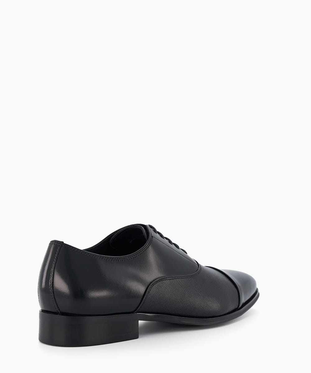 Saffiano leather oxford dress shoe outlet