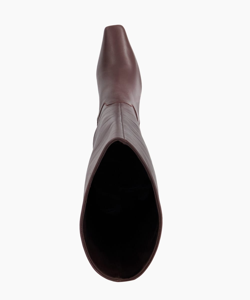 Dune pixie boots burgundy clearance