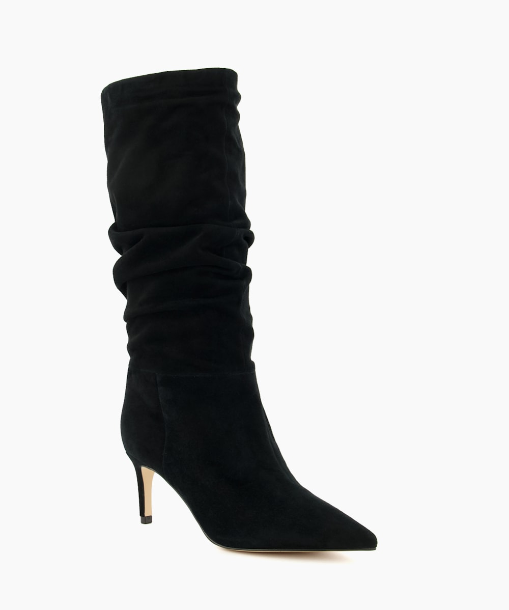 Slouch boots sale low heel