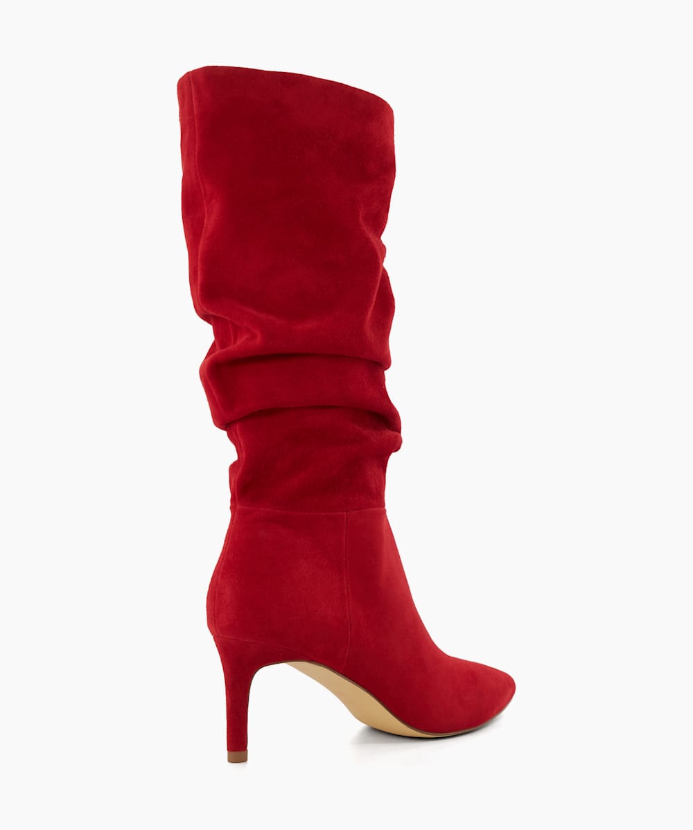 Slouch boots clearance with heel