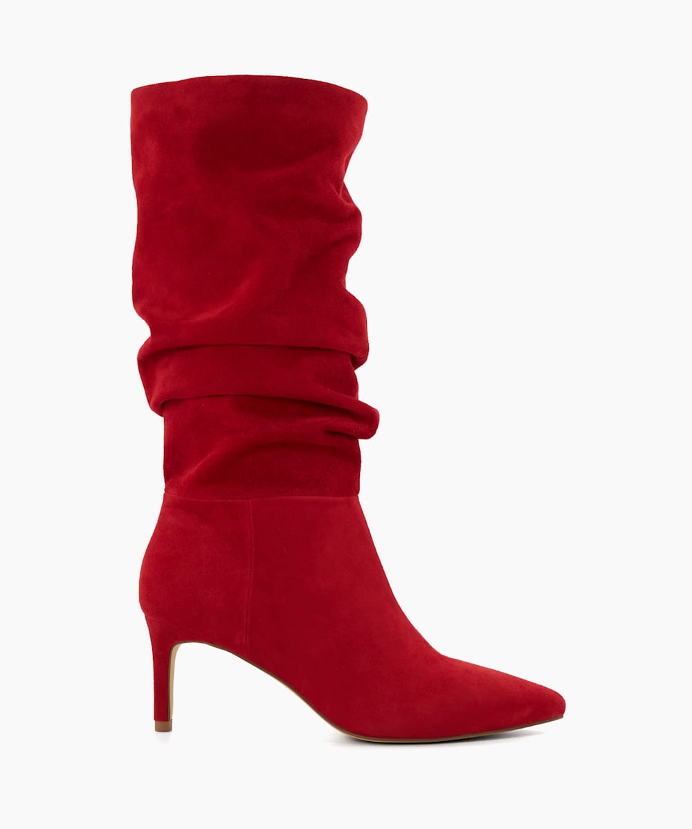 Aldo red over the knee boots shop
