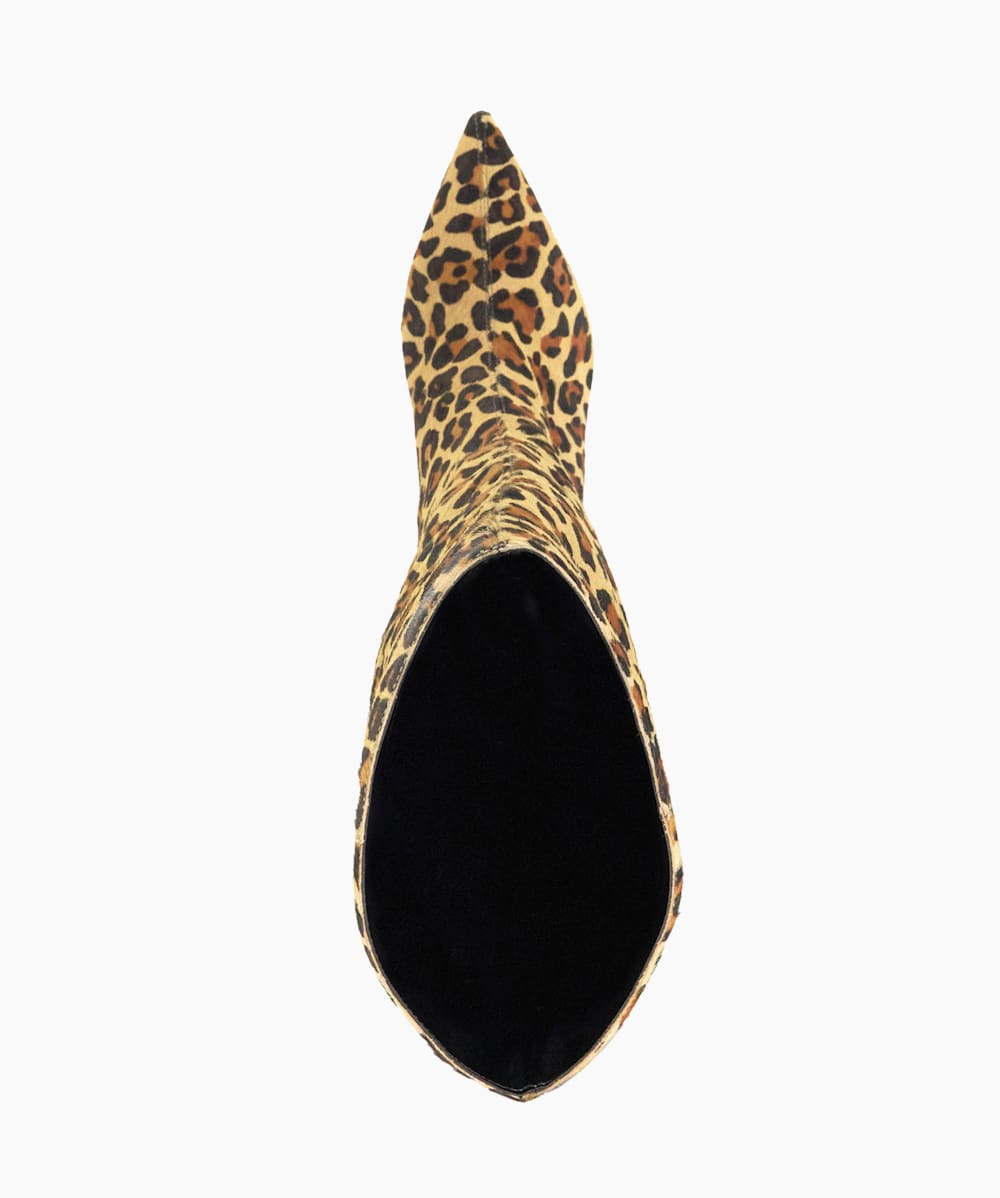 Dune leopard boots top