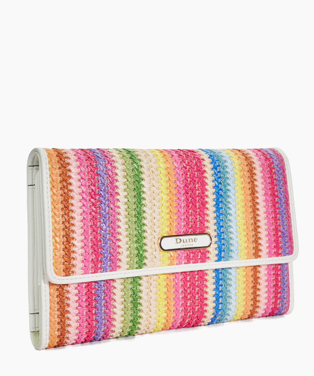 Rainbow purse and sandals on sale