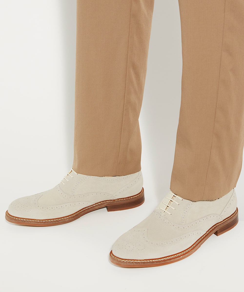 Mens suede wingtip shoes 2025
