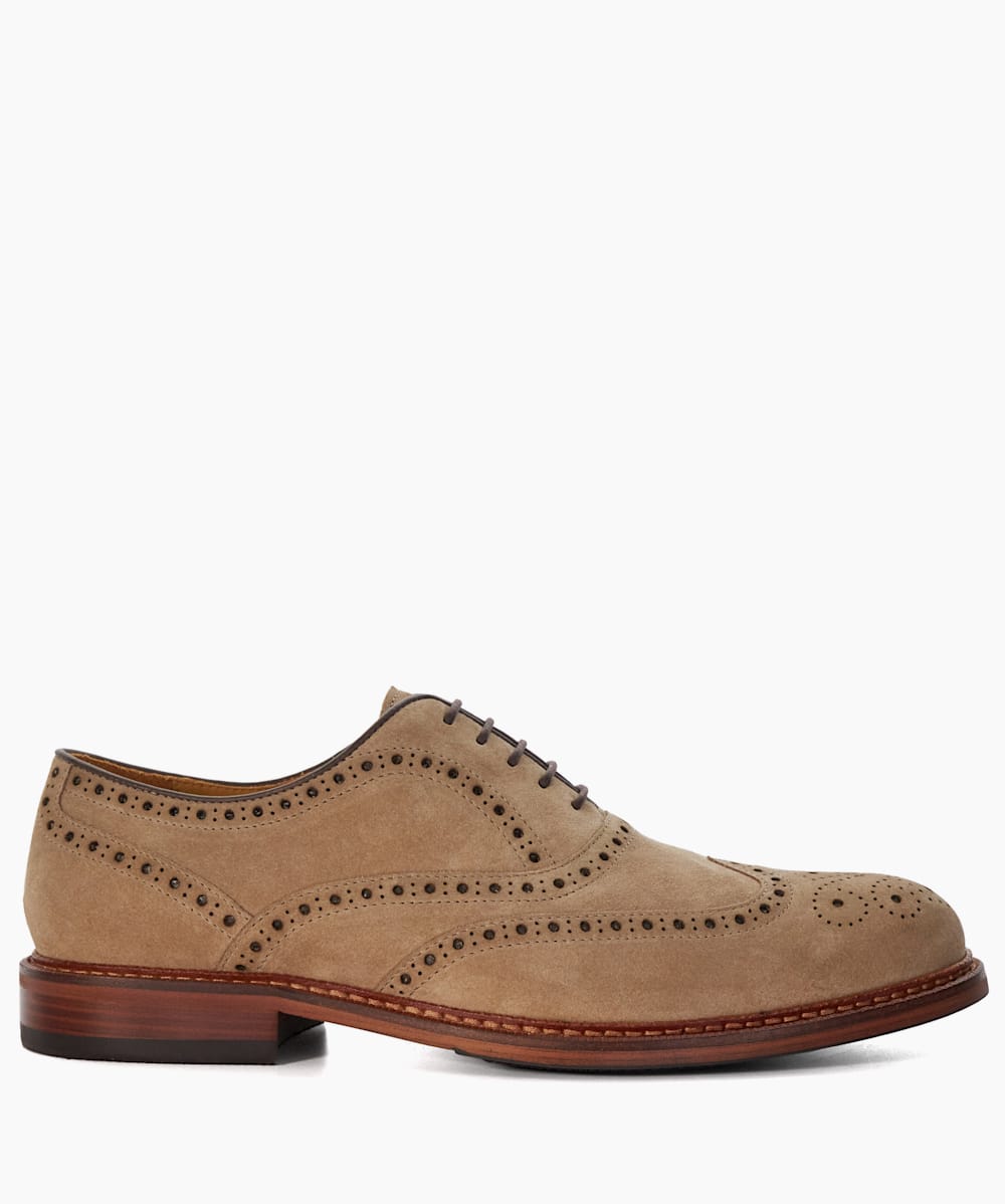 Dune suede brogues sale
