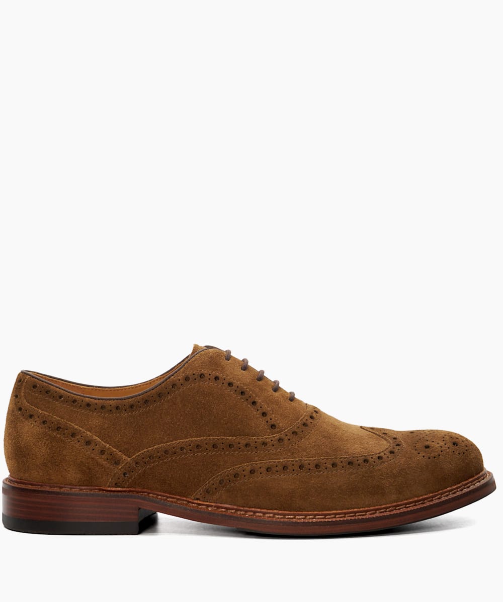 Solihull Tan Wing Tip Brogues Dune London