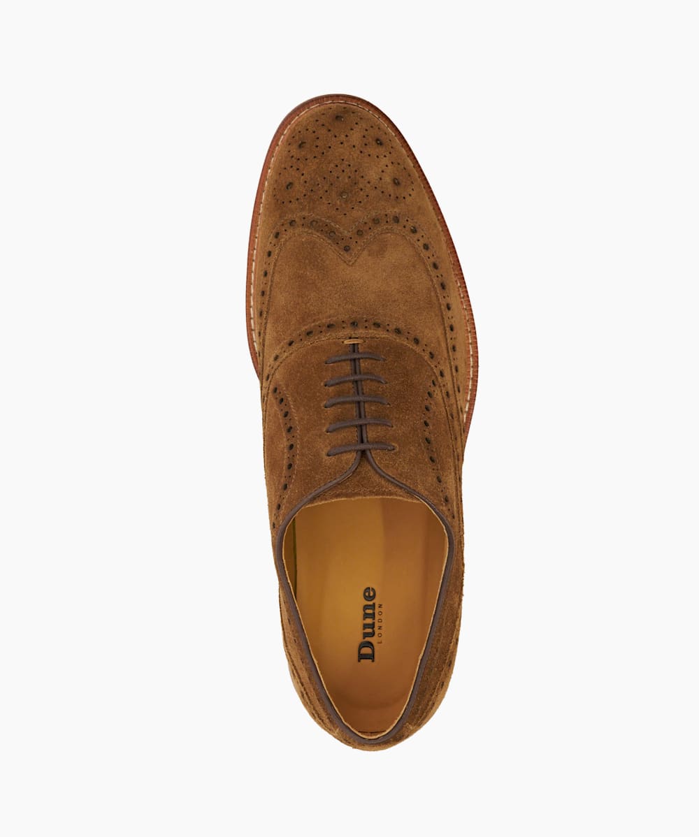 Dune suede brogues cheap