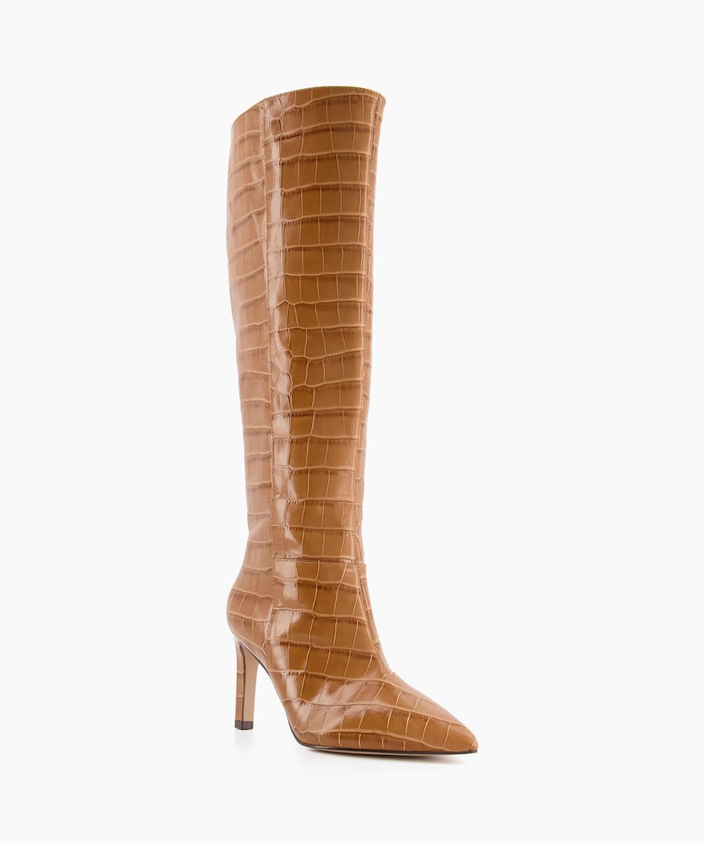 Camel knee boots hotsell