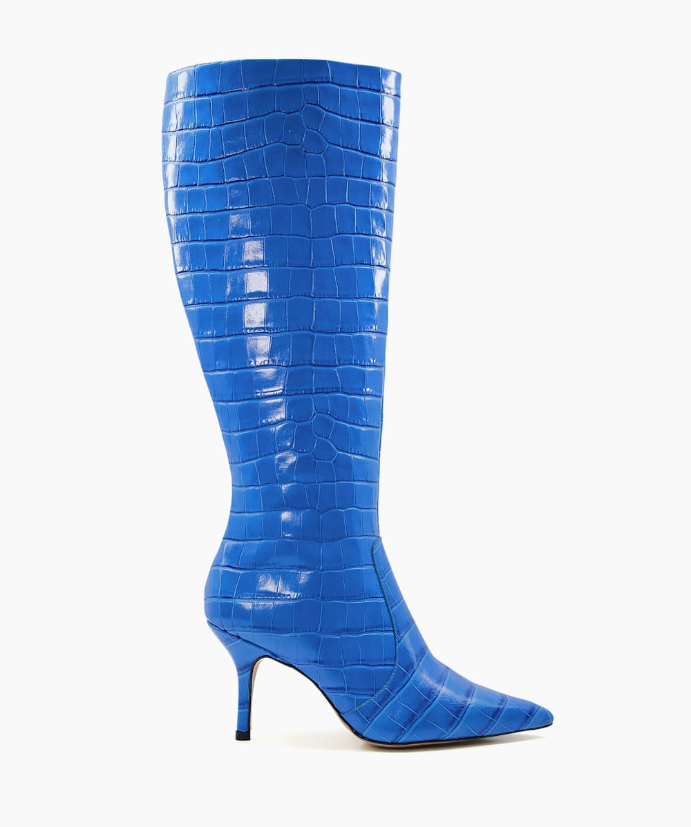 Brooklyn crocodile effect boots hot sale