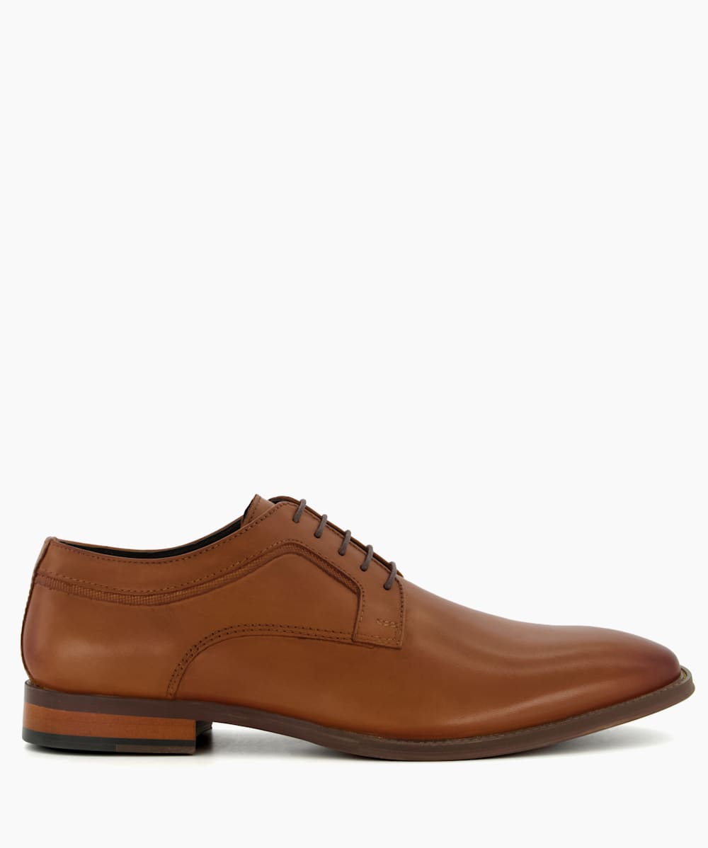 Sputnick Tan Leather Shoes Dune London