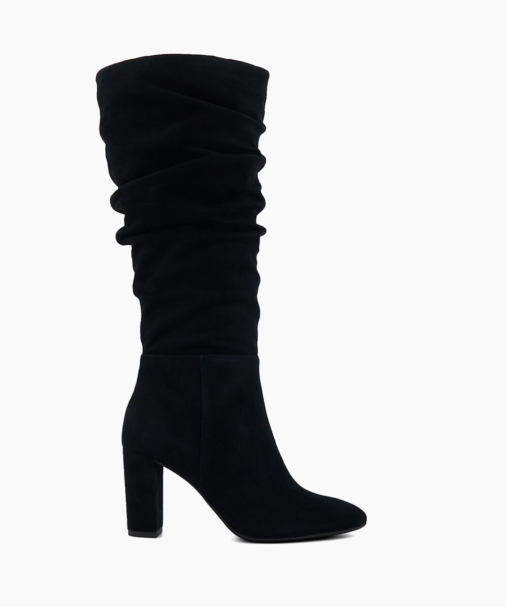 Ruched 2025 flat boots