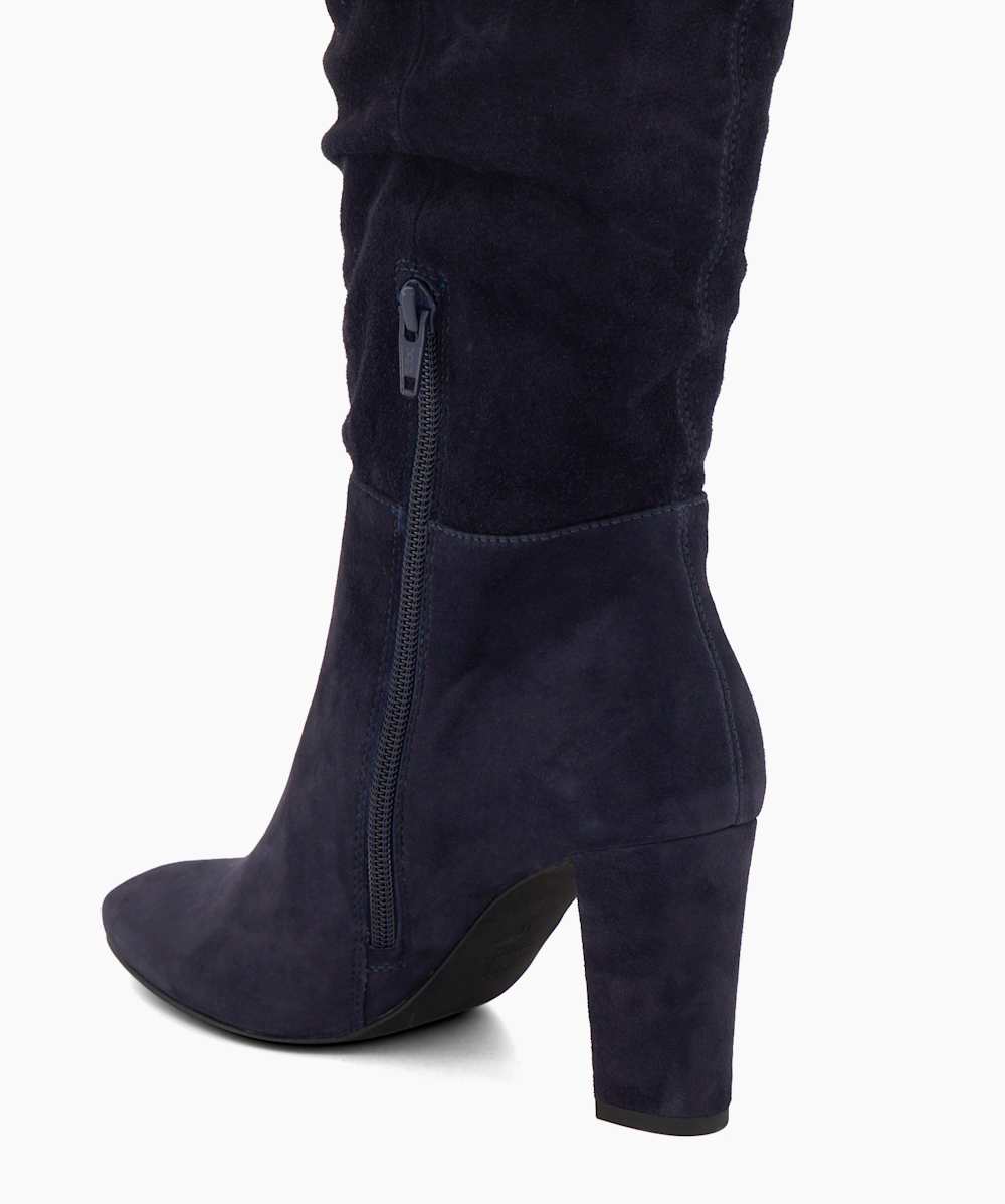 Dune navy boots deals