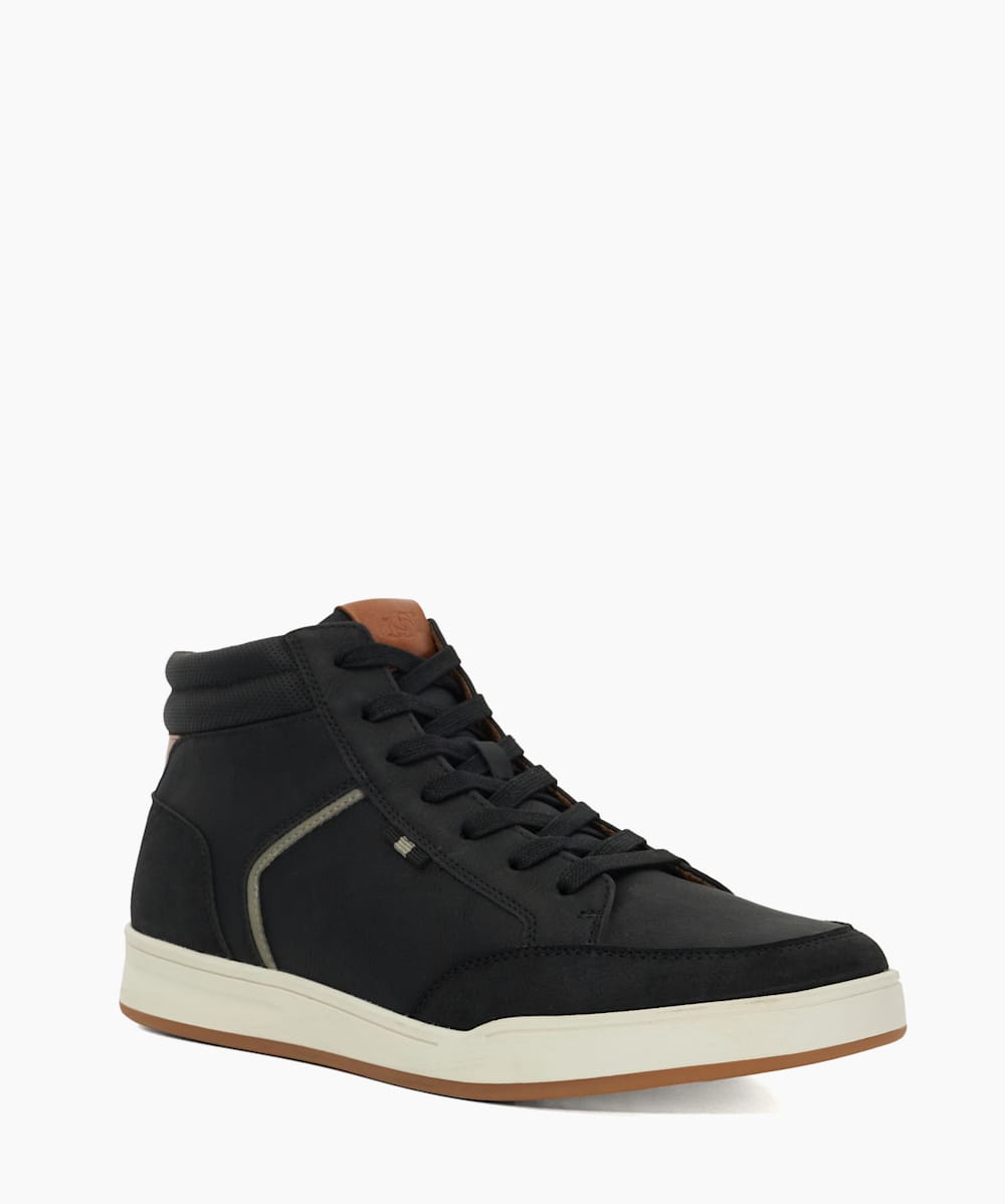 Black ankle trainers discount