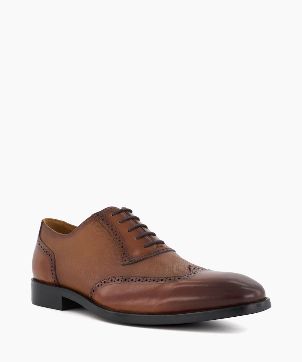 Casual leather sales oxford shoes