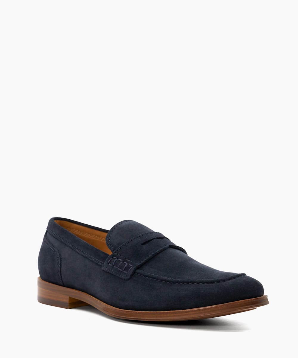 Dune moccasin shop shoes
