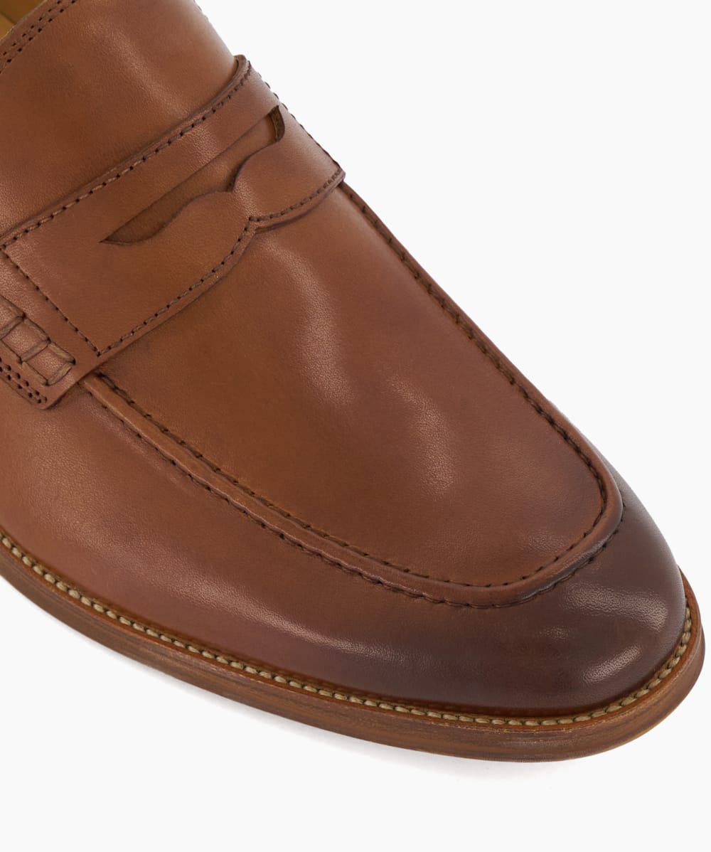 British tan loafers online