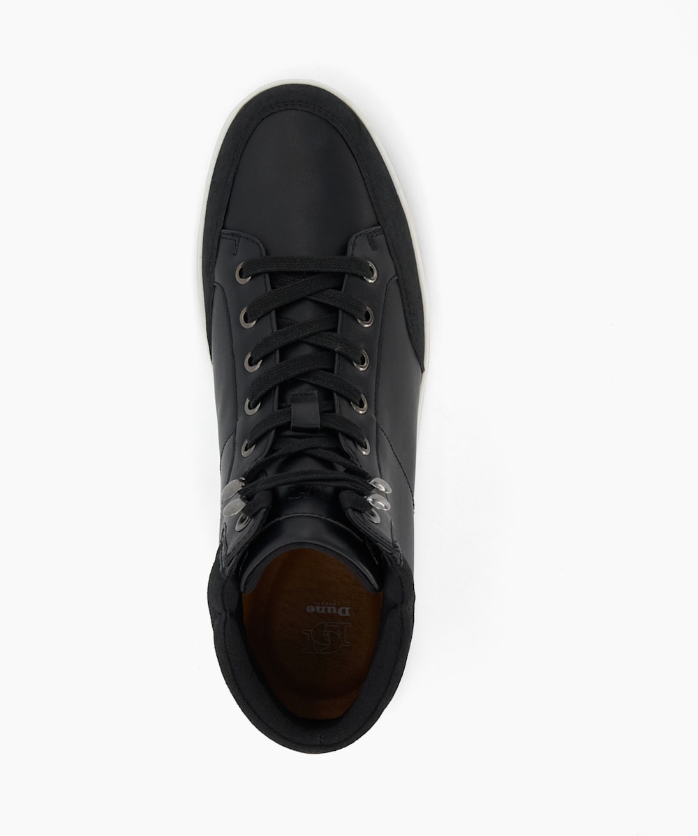 Dune high top trainers clearance