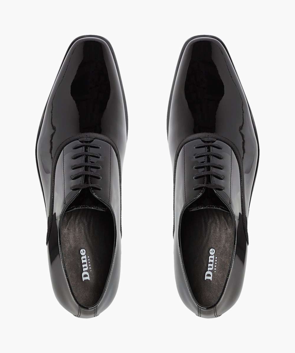 Dune black patent shoes best sale