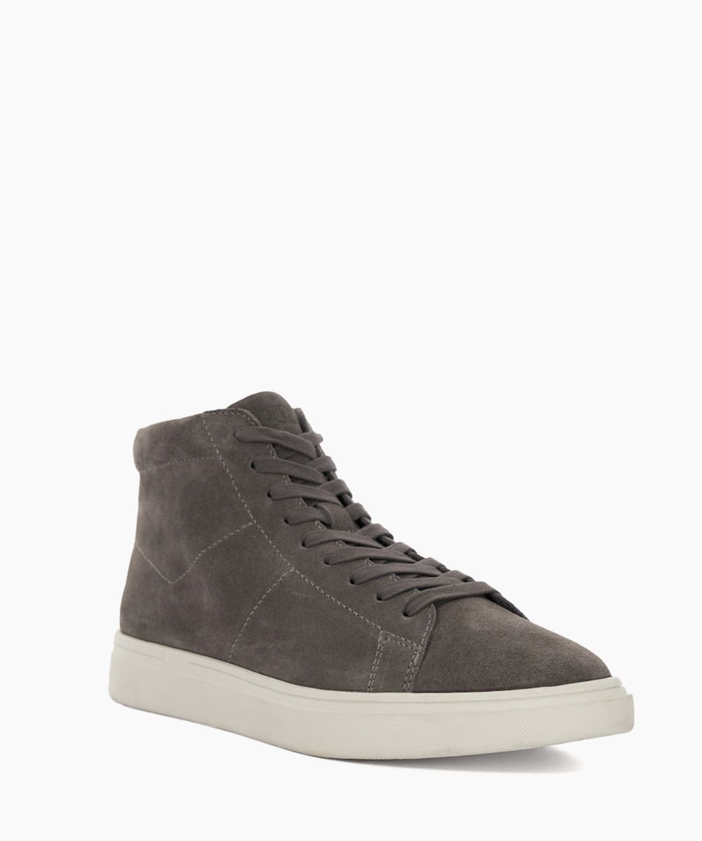 Grey high top trainers shop