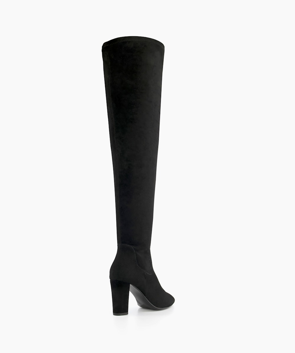 Over the knee hotsell boots with toe out