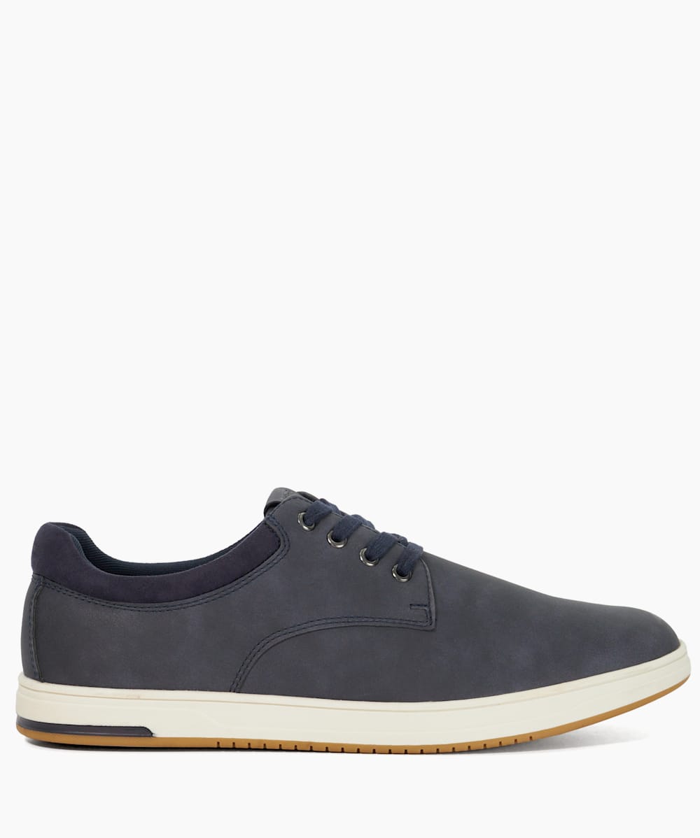 Tamsen Navy Lace Up Trainers Dune London